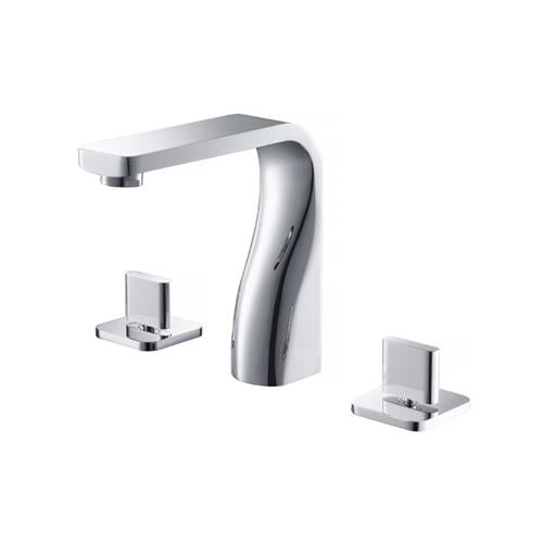 Flusso - Three Hole 8 Inch Widespread Two Handle Bathroom Faucet