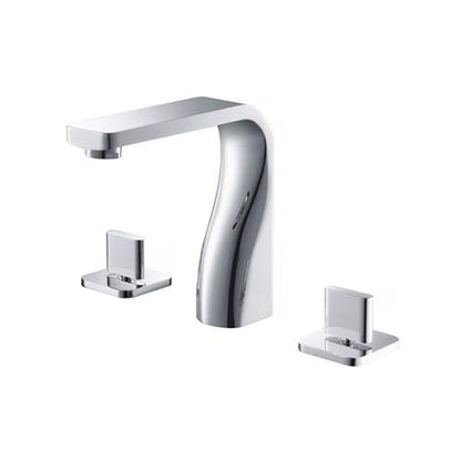 Flusso - Three Hole 8 Inch Widespread Two Handle Bathroom Faucet