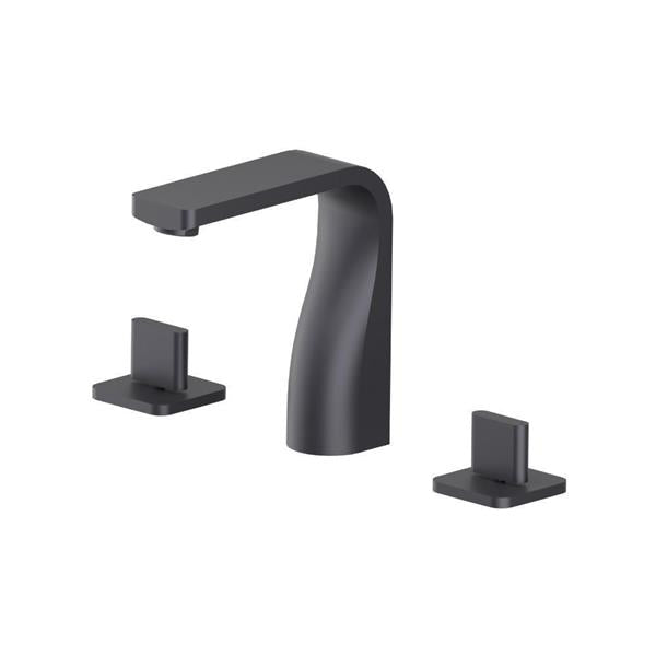 Flusso - Three Hole 8 Inch Widespread Two Handle Bathroom Faucet