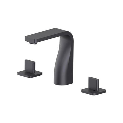 Flusso - Three Hole 8 Inch Widespread Two Handle Bathroom Faucet