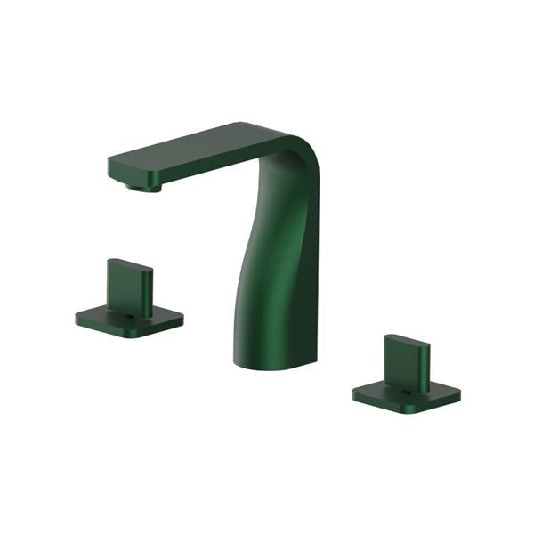 Flusso - Three Hole 8 Inch Widespread Two Handle Bathroom Faucet