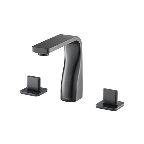 Flusso - Three Hole 8 Inch Widespread Two Handle Bathroom Faucet