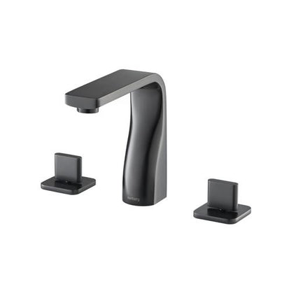 Flusso - Three Hole 8 Inch Widespread Two Handle Bathroom Faucet