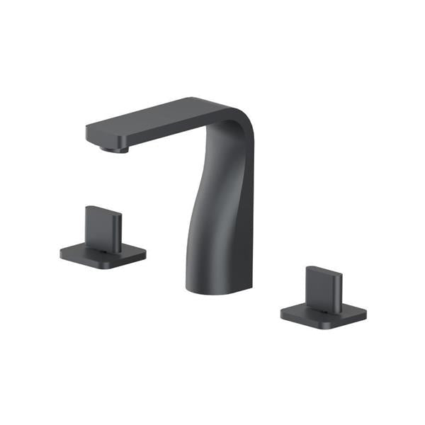 Flusso - Three Hole 8 Inch Widespread Two Handle Bathroom Faucet
