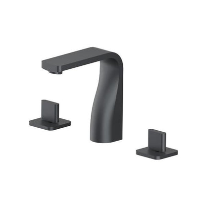 Flusso - Three Hole 8 Inch Widespread Two Handle Bathroom Faucet