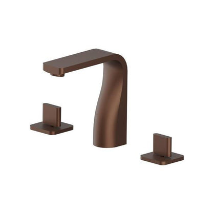 Flusso - Three Hole 8 Inch Widespread Two Handle Bathroom Faucet