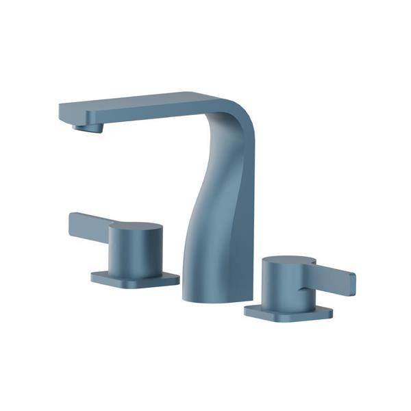 Flusso - Three Hole 8 Inch Widespread Two Handle Bathroom Faucet