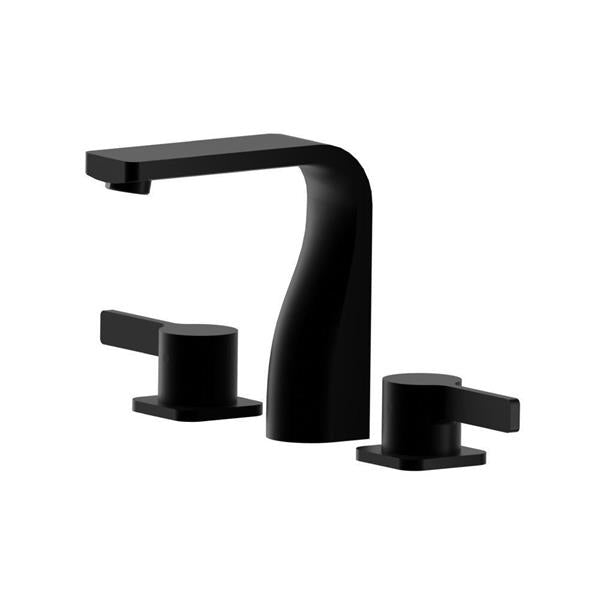 Flusso - Three Hole 8 Inch Widespread Two Handle Bathroom Faucet