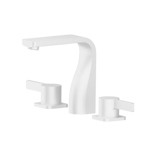 Flusso - Three Hole 8 Inch Widespread Two Handle Bathroom Faucet