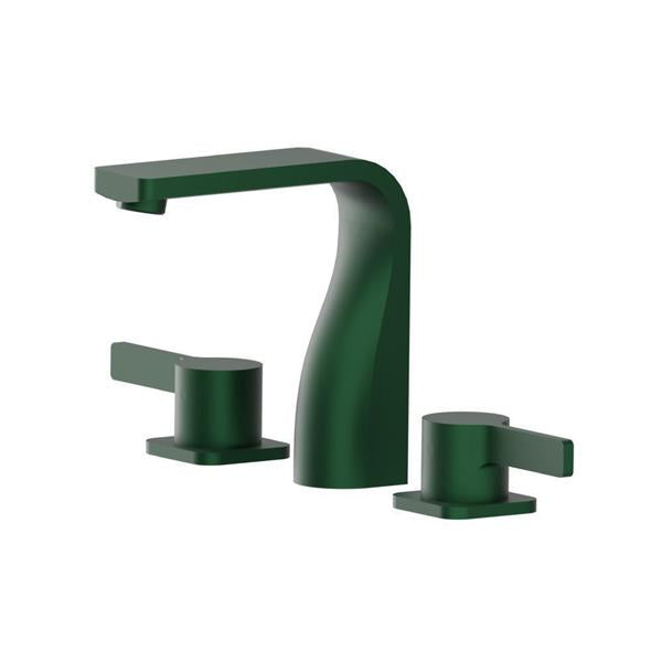 Flusso - Three Hole 8 Inch Widespread Two Handle Bathroom Faucet