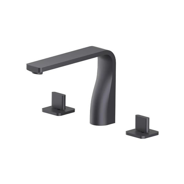 Flusso - 3 Hole Deck Mount Roman Tub Faucet