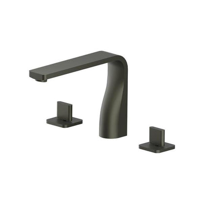 Flusso - 3 Hole Deck Mount Roman Tub Faucet