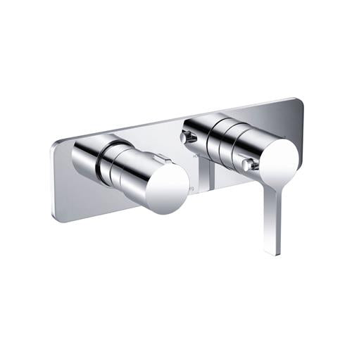 Isenberg - 3/4 Inch Horizontal Thermostatic Shower Valve & Trim - 2 Output