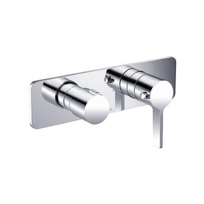 Isenberg - 3/4 Inch Horizontal Thermostatic Shower Valve & Trim - 2 Output