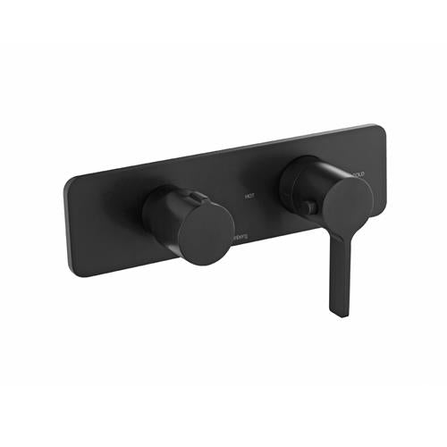 Isenberg - 3/4 Inch Horizontal Thermostatic Shower Valve & Trim - 2 Output