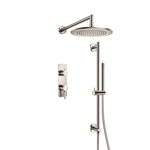 Isenberg - Two Output Shower Set With Shower Head, Hand Held And Slide Bar
