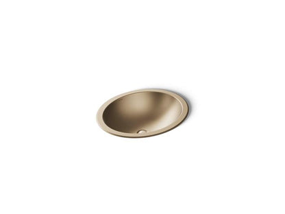Kohler - Bachata 20 Inch Oval Drop-In/Undermount Bathroom Sink, No Overflow, Luster Finish