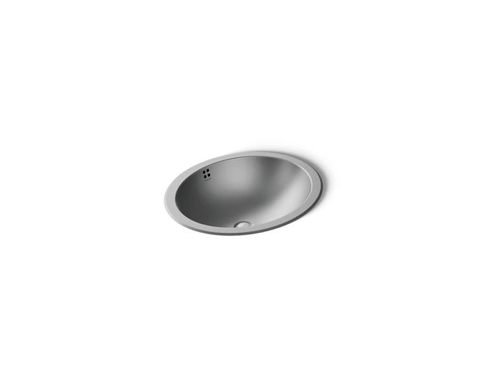 Kohler - Bachata 20 Inch Oval Drop-In/Undermount Bathroom Sink, Mirror Finish