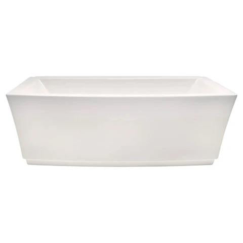Maidstone -  Liora 68 x 36 Inch Freestanding Bathtub Center Drain With Integrated Overflow