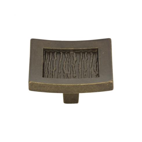 Atlas Homewares - Primitive 1 1/2 Inch Length Square Knob