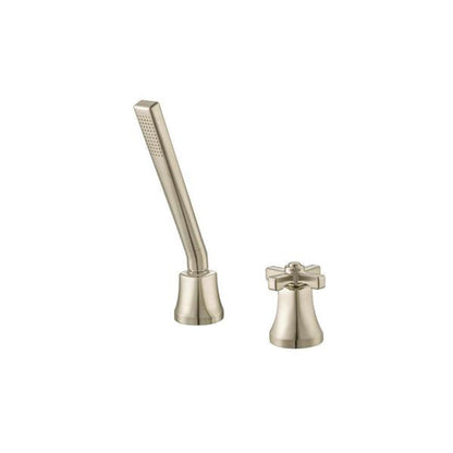 Flusso - Deck Diverter With Holder & Hose