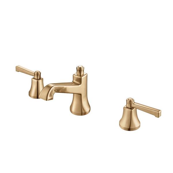 Flusso - Three Hole 8 Inch Widespread Two Handle Bathroom Faucet