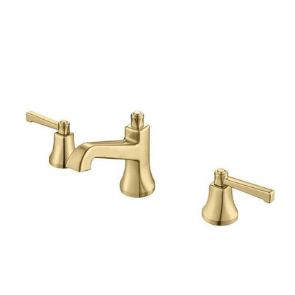 Flusso - Three Hole 8 Inch Widespread Two Handle Bathroom Faucet