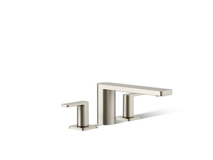 Kohler - Parallel 2 Handle Deck-Mount Bath Faucet, Lever Handle