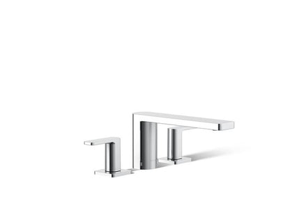 Kohler - Parallel 2 Handle Deck-Mount Bath Faucet, Lever Handle