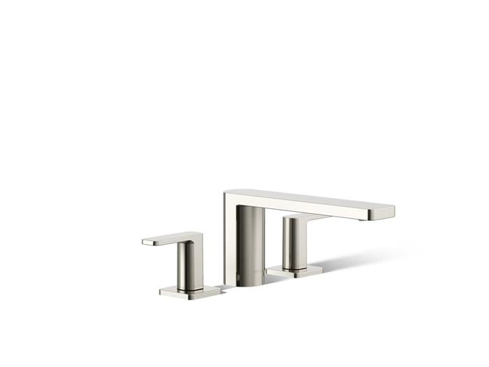 Kohler - Parallel 2 Handle Deck-Mount Bath Faucet, Lever Handle