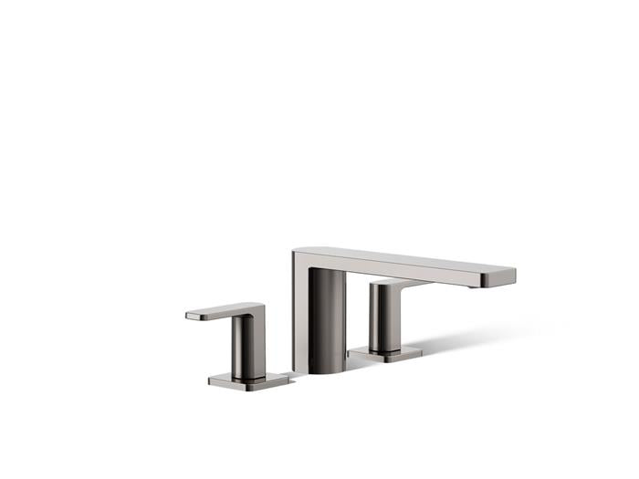 Kohler - Parallel 2 Handle Deck-Mount Bath Faucet, Lever Handle