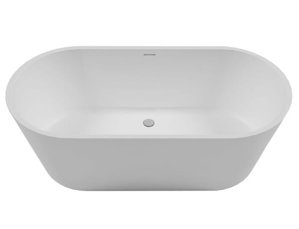 MTI - Evalina Sculpturestone Freestanding Bathtub (66.25X32.25)