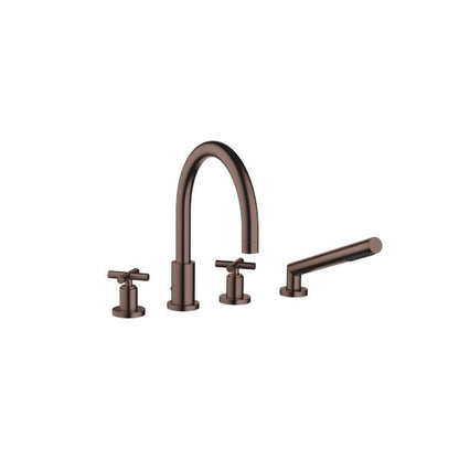 Dornbracht - Tara Deck-Mounted Tub Mixer, With Hand Shower Set For Deck-Mounted Tub Installation