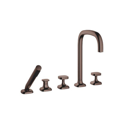 Dornbracht - Coya Five hole tub set for deck-mounted tub installation with diverter