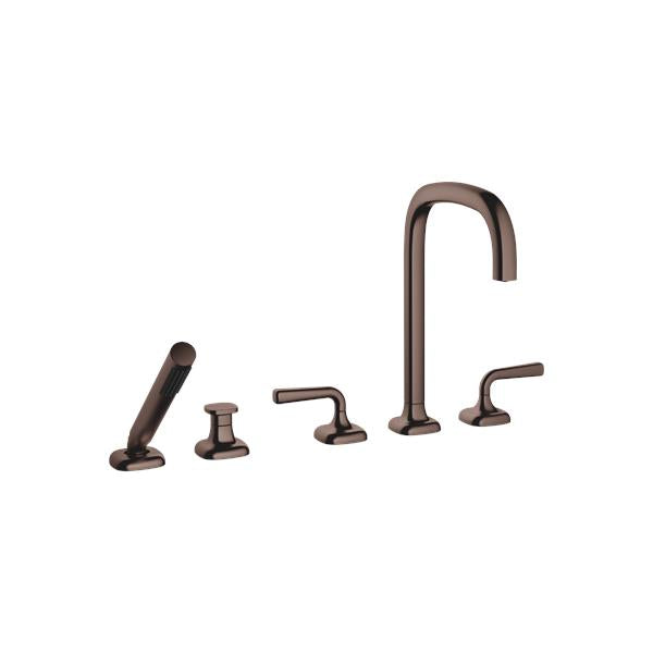 Dornbracht - Coya Five hole tub set for deck-mounted tub installation with diverter