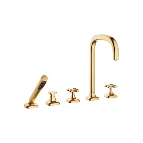 Dornbracht - Coya Five hole tub set for deck-mounted tub installation with diverter