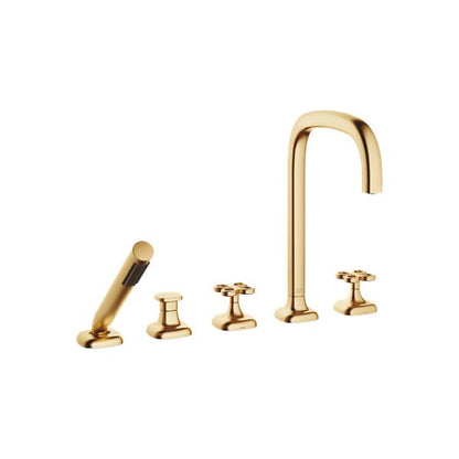 Dornbracht - Coya Five hole tub set for deck-mounted tub installation with diverter