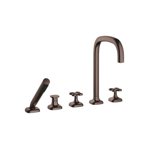 Dornbracht - Coya Five hole tub set for deck-mounted tub installation with diverter