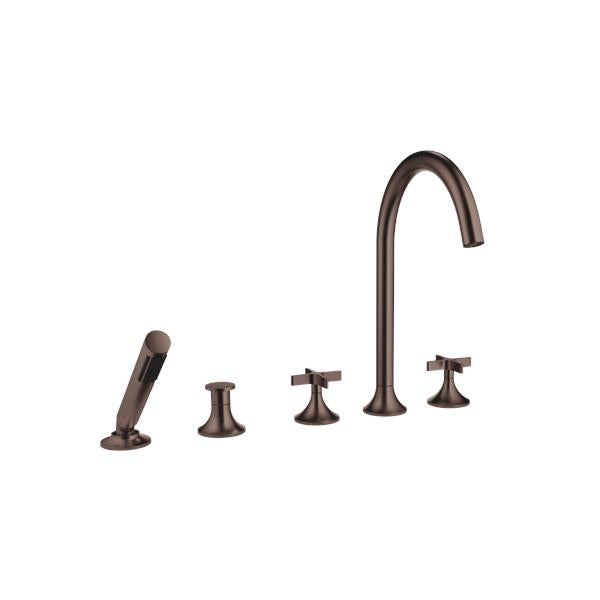 Dornbracht - Vaia Five Hole Tub Set For Deck-Mounted Tub Installation With Diverter