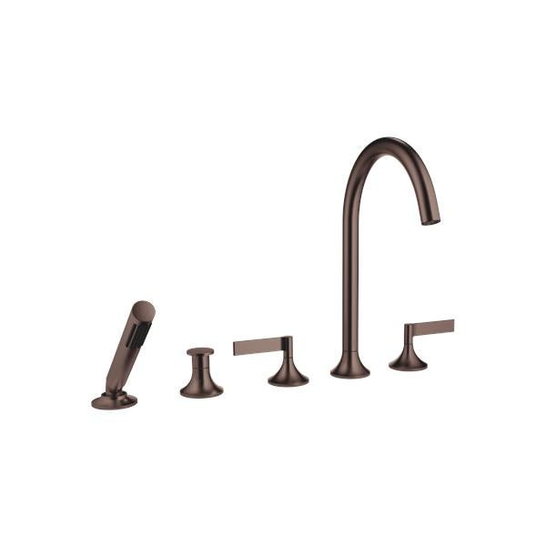 Dornbracht - Vaia Five Hole Tub Set For Deck-Mounted Tub Installation With Diverter