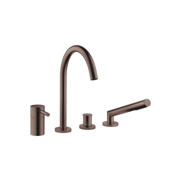 Dornbracht - Meta Deck-Mounted Tub Mixer, With Hand Shower Set For Deck-Mounted Tub Installation