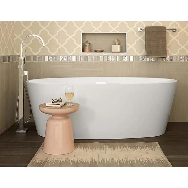 Maidstone - Brisa 68 x 31 Inch Freestanding Bathtub Center Drain With Integrated Overflow