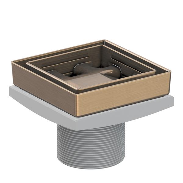 Newport Brass - 4 Inch Tile In Drain Throat