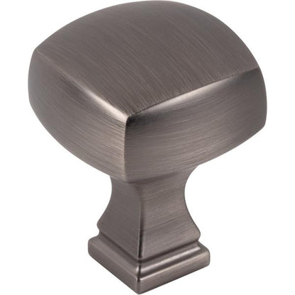 Jeffrey Alexander - 1-1/8 Inch Overall Length Square Audrey Cabinet Knob