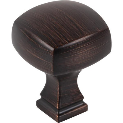 Jeffrey Alexander - 1-1/8 Inch Overall Length Square Audrey Cabinet Knob