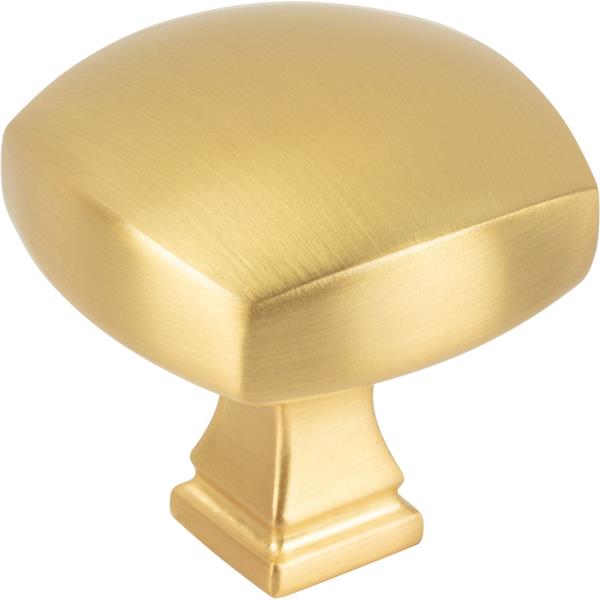 Jeffrey Alexander - 1-3/8 Inch Overall Length Square Audrey Cabinet Knob