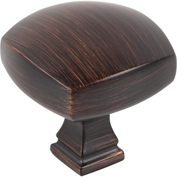 Jeffrey Alexander - 1-3/8 Inch Overall Length Square Audrey Cabinet Knob