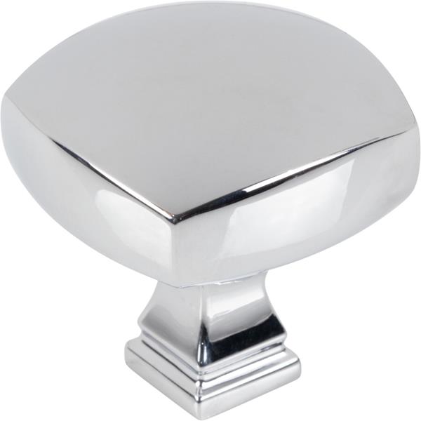 Jeffrey Alexander - 1-3/8 Inch Overall Length Square Audrey Cabinet Knob