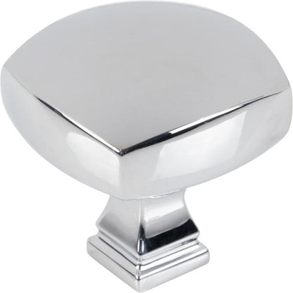 Jeffrey Alexander - 1-3/8 Inch Overall Length Square Audrey Cabinet Knob