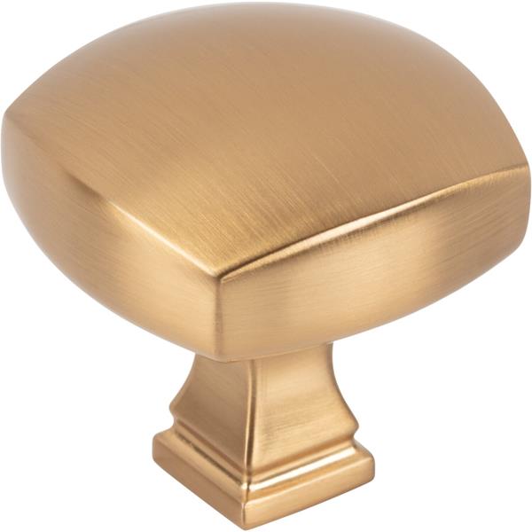 Jeffrey Alexander - 1-3/8 Inch Overall Length Square Audrey Cabinet Knob